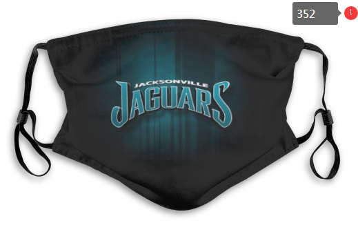 NFL Jacksonville Jaguars #8 Dust mask with filter->nfl dust mask->Sports Accessory
